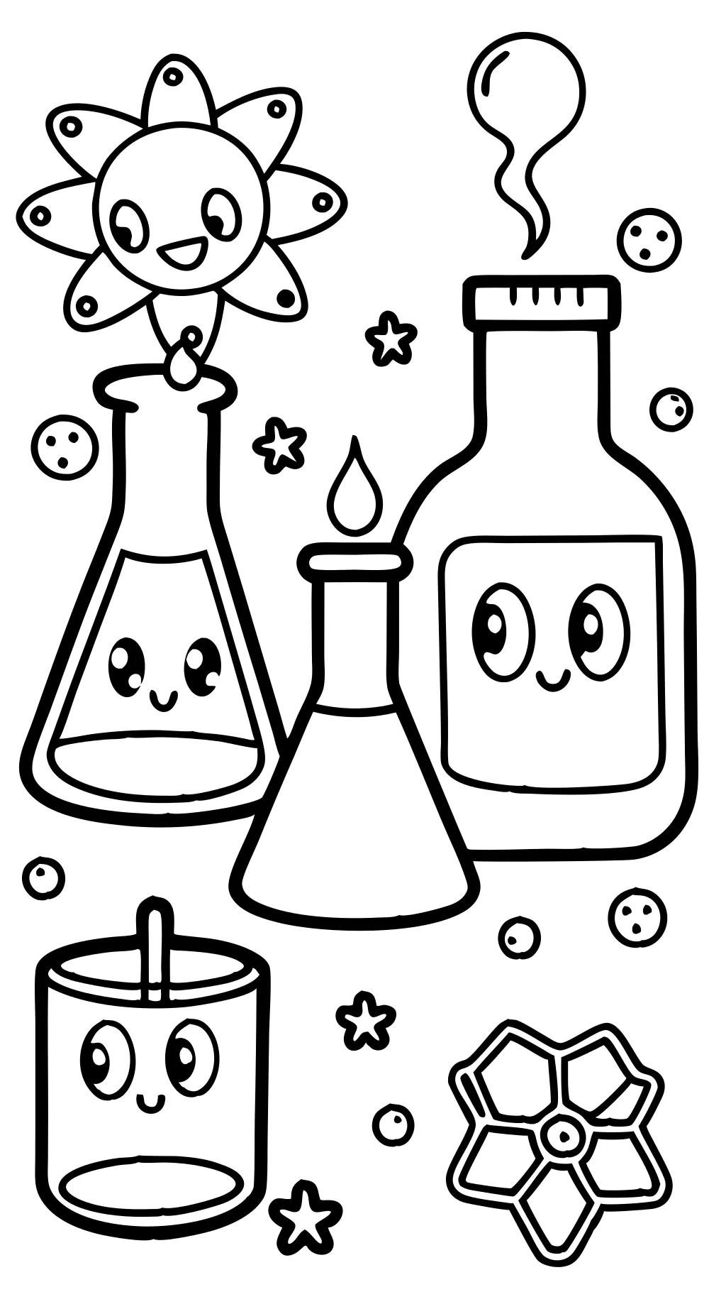 chemistry coloring pages